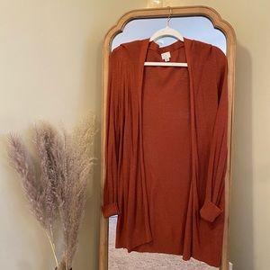 Rust Cardigan